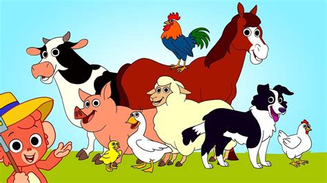 Farm Animals Cartoon Drawings