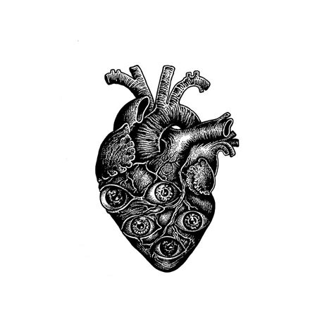 Psychedelic Heart 1 Drawing By Eli Horgvin Fine Art America