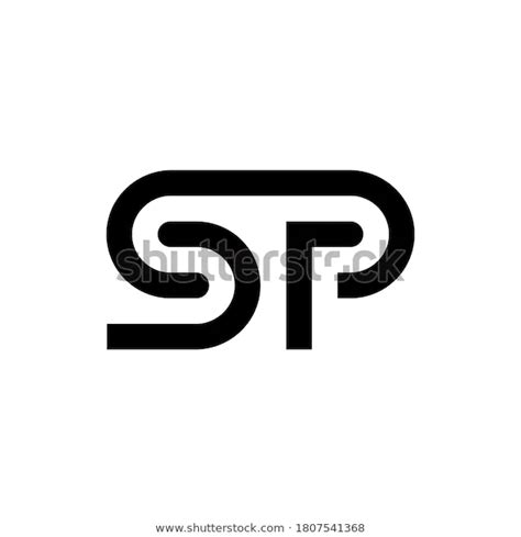 Letter Sp Logo Design Template Stock Vector Royalty Free 1807541368