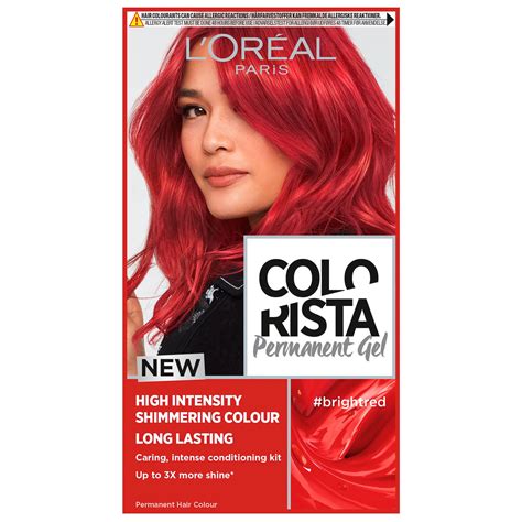 Loreal Colorista Permanent Hair Dye Bright Red Bandm