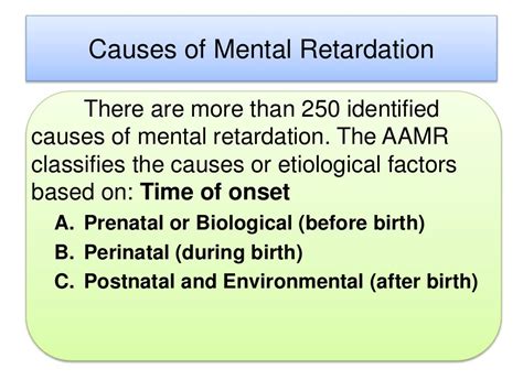 Mental Retardationintellectual Disability Definition And Its Causes