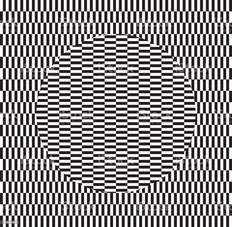 Optical Illusion Of Torsion And Rotation Movement Dynamic Effect Stock