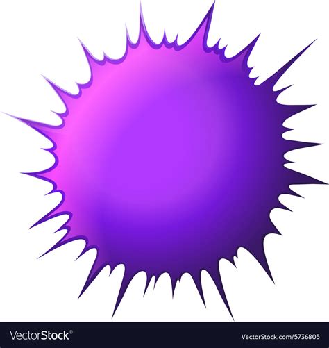 Purple Explosion On White Royalty Free Vector Image