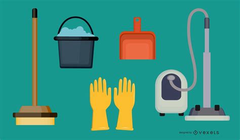 Cleaning Supplies 3d Icon Set Vector Download