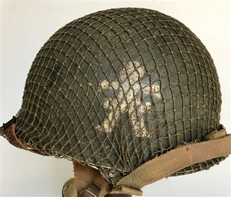 Wwii Us 509th Paratrooper Helmet Military Antiques Wwii Collectibles