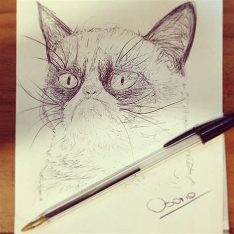 Grumpy Cat By Oscarinxart On Deviantart