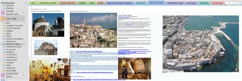 Using Onenote As A Travel Planner Notebook Grand Voyage Italy