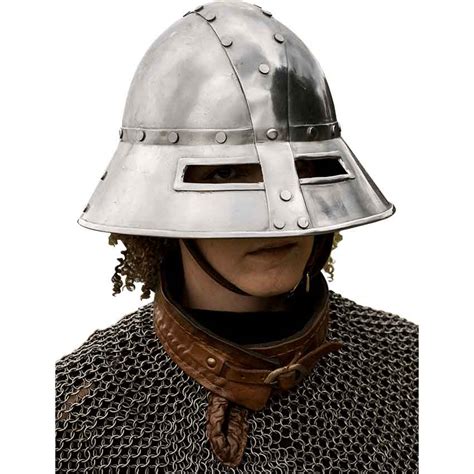 Guardsman Helmet Polished Steel