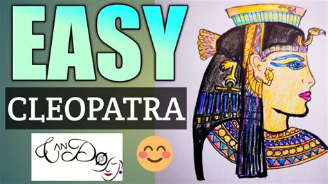 how to draw a cleopatra step by step for beginners cleopatra drawing tutorial easy drawing