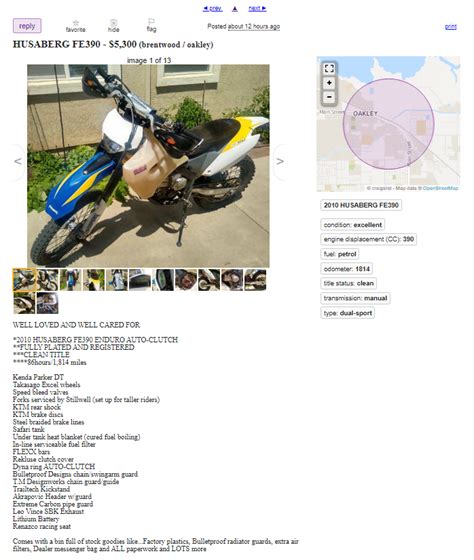 How To Sell A Motorcycle On Craigslist - Step by Step Guide