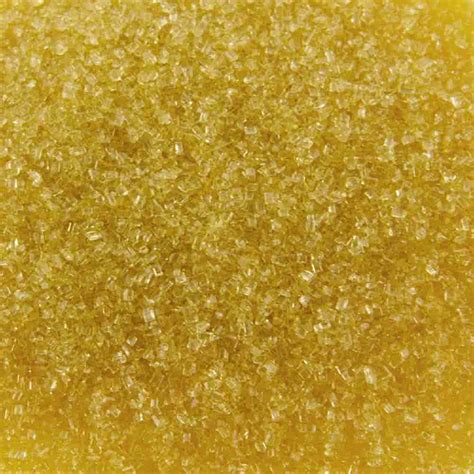 This type of sugar creates a sparkle effect because of the large size of the crystals that reflect light. Gold Sanding Sugar - 78-3001 | Country Kitchen SweetArt