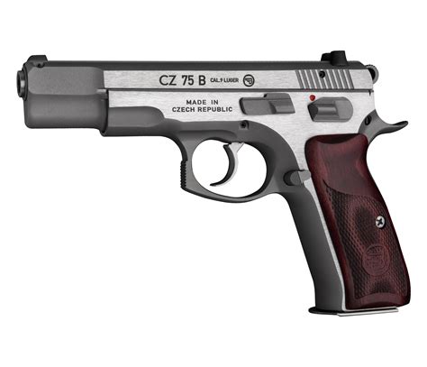Pistolet Cz 75 B New Edition Inox Calibre 9x19 Armes Catégorie B Sur