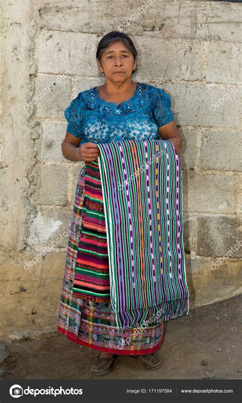 Maya Woman Wears Traditional Clothing Stock Editorial Photo