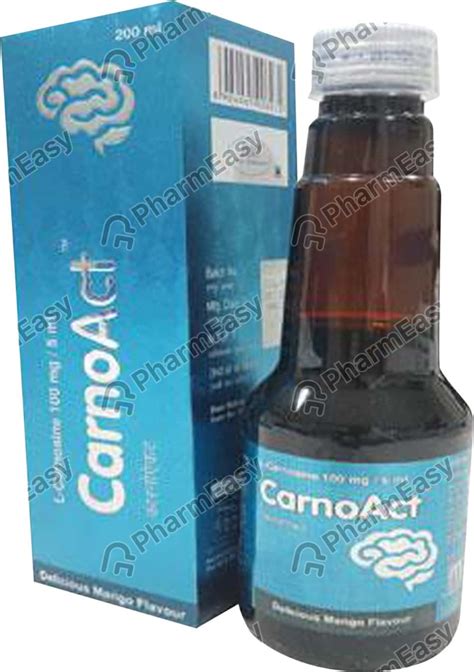Buy Carnoact 100 Mg Syrup 200 Online At Flat 15 Off Pharmeasy