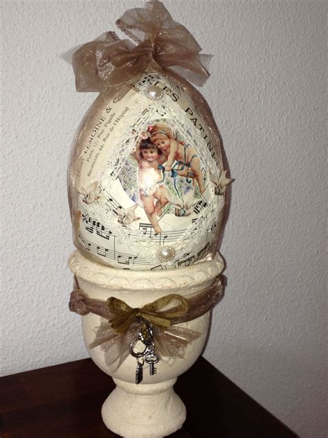 Easter Egg Shabby Chic By Sab Creations Shabby Chic