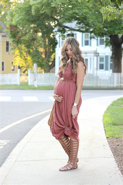 Outfit Ideas For Pregnant Ladies Maternity Outfits Maternity Clothing Maxi Dress Outfit