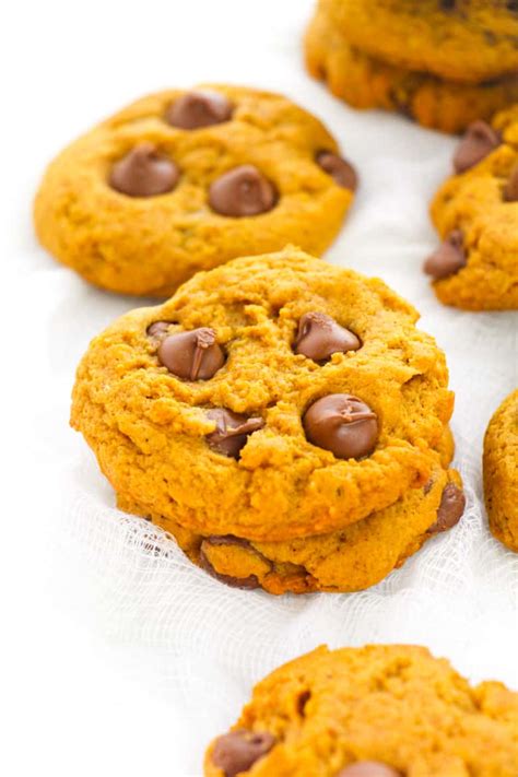 The Best Pumpkin Chocolate Chip Cookies Easy From Scratch Recipe