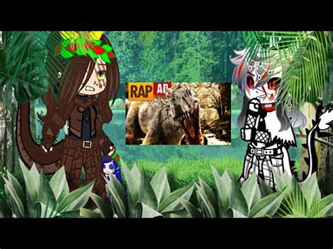 RAP DO JURASSIC WORLD MUNDO DOS DINOSSAUROS Gacha Redux YouTube