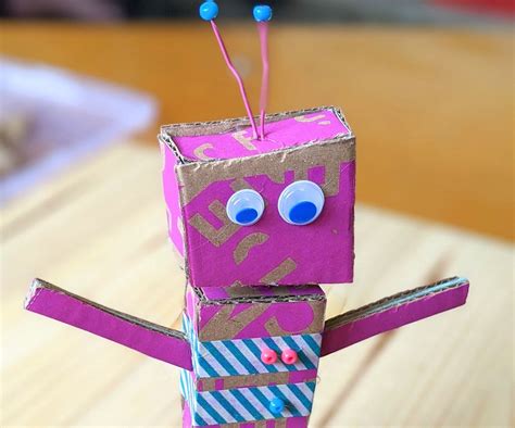 Make A Cardboard Robot 6 Steps With Pictures Instructables