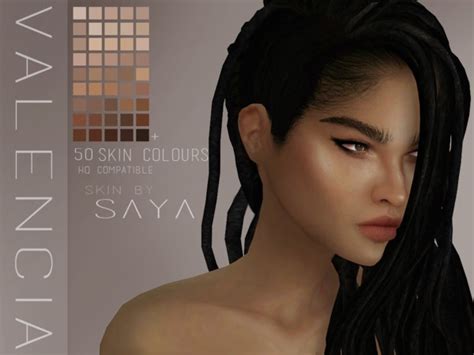 Valencia Skin By Sayasims At Tsr Sims 4 Updates