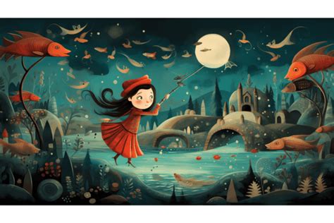 Whimsical Fairy Tale Illustrationwhimsi Graphic By Evoke City