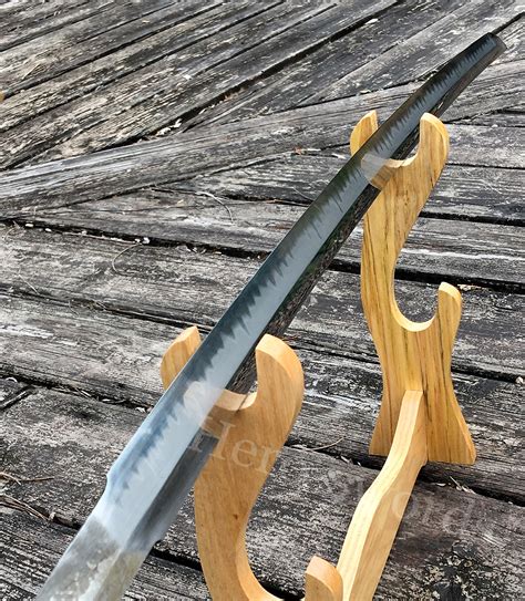 Full Handmade Clay Tempered Folded Steel Samurai Sword Katana Blade