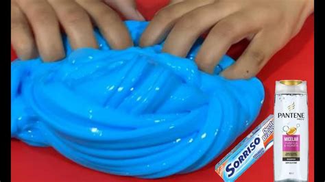 Como Fazer Slime De Shampoo E Pasta De Dente Sem Amido De Milho Sem