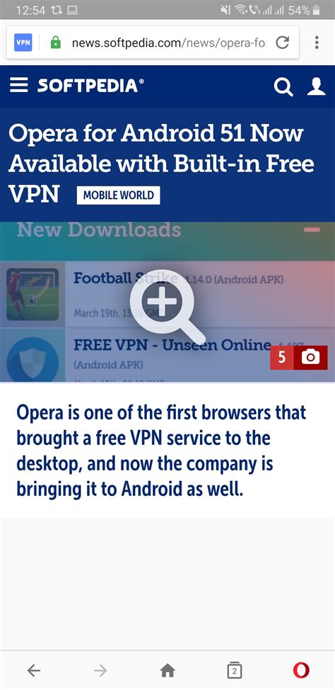 Hands On With The Free Vpn Feature In Opera For Android 51