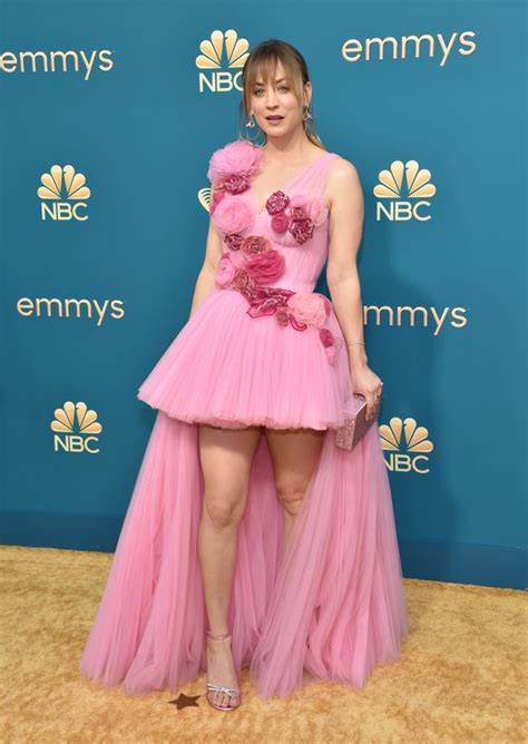 Kaley Cuoco S Barbie Pink Emmys Dress Photos POPSUGAR Fashion UK