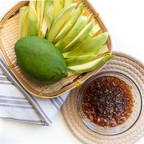 Vietnamese Green Mango Sweet And Savory Dipping Sauce Nước Mắm Chấm Xoài