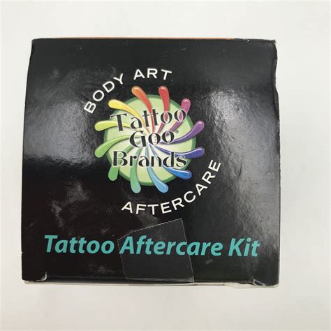 New Tattoo Goo Aftercare Kit 3pcs Cleansing Soap Salve Tins Healix