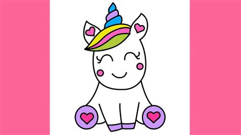 Cute Easy To Draw Unicorns How To Draw Super Cute And Easy Dibujos