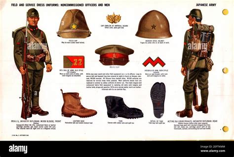 oni jan 1 uniforms and insignia page 083 japanese army ww2 field service dress uniforms ncos