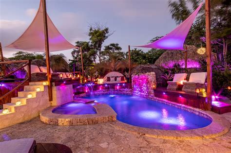 Bali Retreat Aruba Pools Cinema Yoga Cave Beach Volleyball