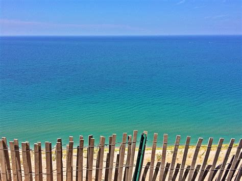 Landscape And Seascape Of The Great Lakes And Beach In Michigan Image