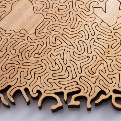 Create Your Own Custom Jigsaw Puzzle Nervous System Lasercut Wood
