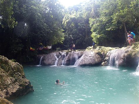 Blue Hole Secret Falls And Dunns River Falls Combo Day Trip From