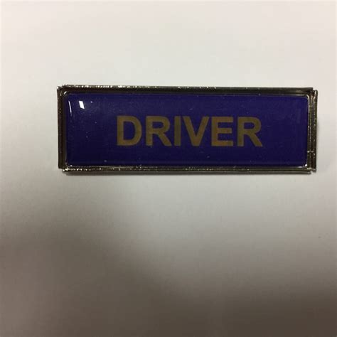 Drivers Badge Rectangular Bluebell Railway In Sussex