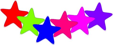 Colorful Star Clip Art At Vector Clip Art Online Royalty