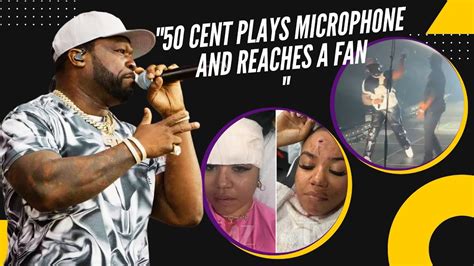 Rapper 50 Cent Throws Microphone Towards Fan During Concert Youtube