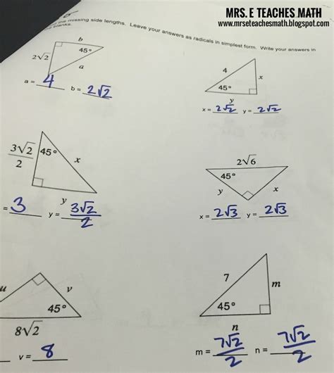 Unit 8 right triangles and trigonometry key / right triangles test answer key. Trashketball - My Favorite Review Game | Mrs. E Teaches Math