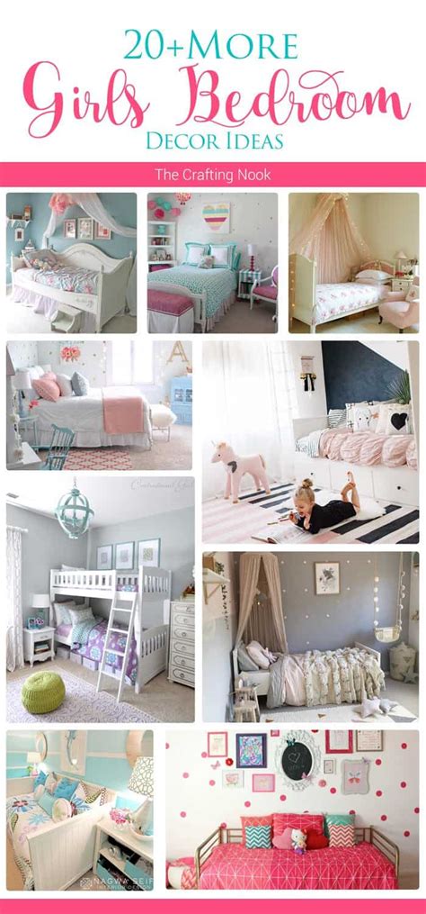 20 More Girls Bedroom Decor Ideas The Crafting Nook By Titicrafty