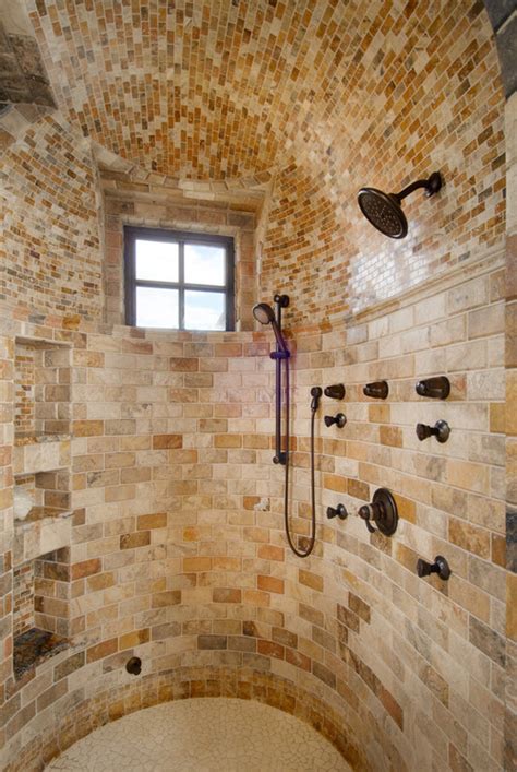 Stone Shower Walls An Instant Trick To Transform A ‘flat Shower Into