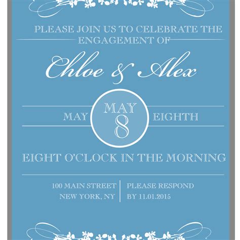 9 Free Printable Engagement Party Invitations