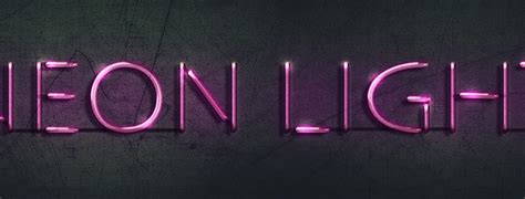 Create An Easy Neon Light Text Effect In Photoshop Photoshop Tutorial