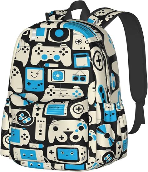 Popular Backpack Gamepad Gamer Casual Bag Cool Computer Bag Lightweight