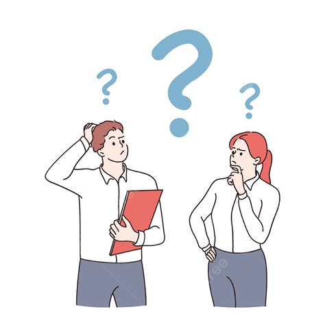Feeling Doubt Question Thinking Concept Ask Question Solution Png And Vector With Transparent