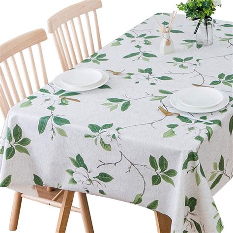 Plenmor Heavy Duty Waterproof Table Cloth For Rectangle Table Wipe