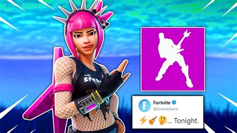 Fortnite Extremely Rare Power Chord Skin And Rock Out Emote Returning