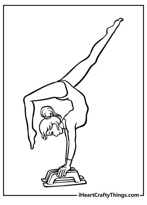 Print Coloring Pages For Kids Gymnastics Steps54d0 Coloring Pages